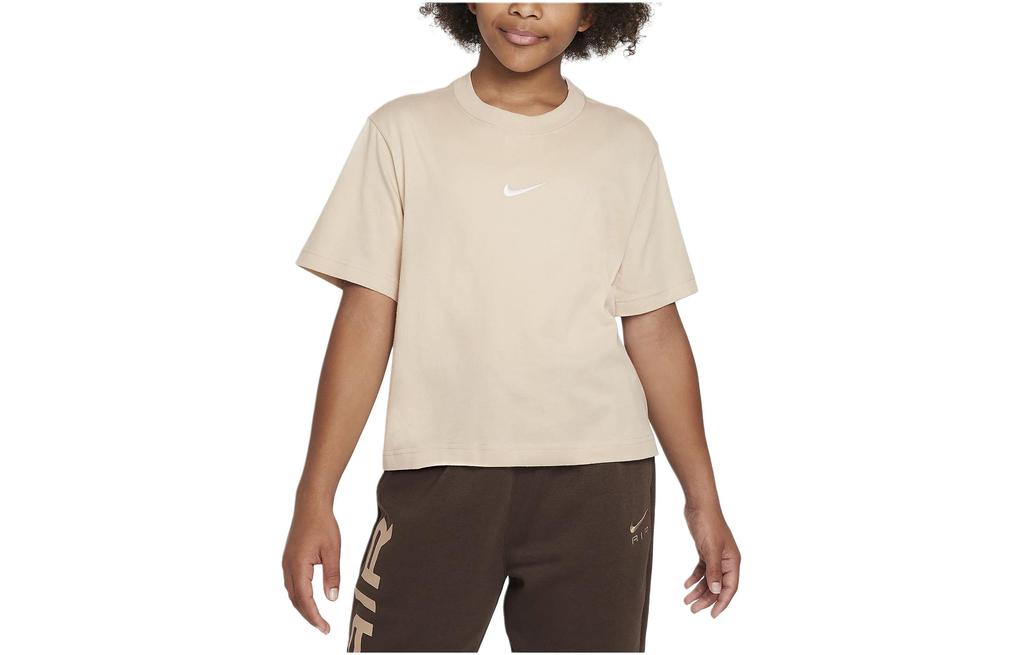 Nike T Shirt Kids' Apparel Sportswear White Kids' DH5750-126