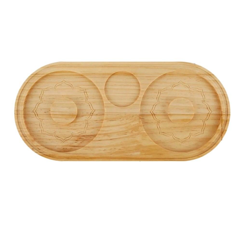 Reusable Glass Rimmer Double Plate Sugar Rimmer Mixing Tray Cocktail Rim Kit  Cocktail Seasoning Wood