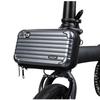Front Bicycle Carrier Mount Adapter Bag Block Bracket Kit with Screws Firm Fixation Easy Installation for Bikers