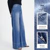 Navigare Women's Casual Wide-Leg Denim Pants