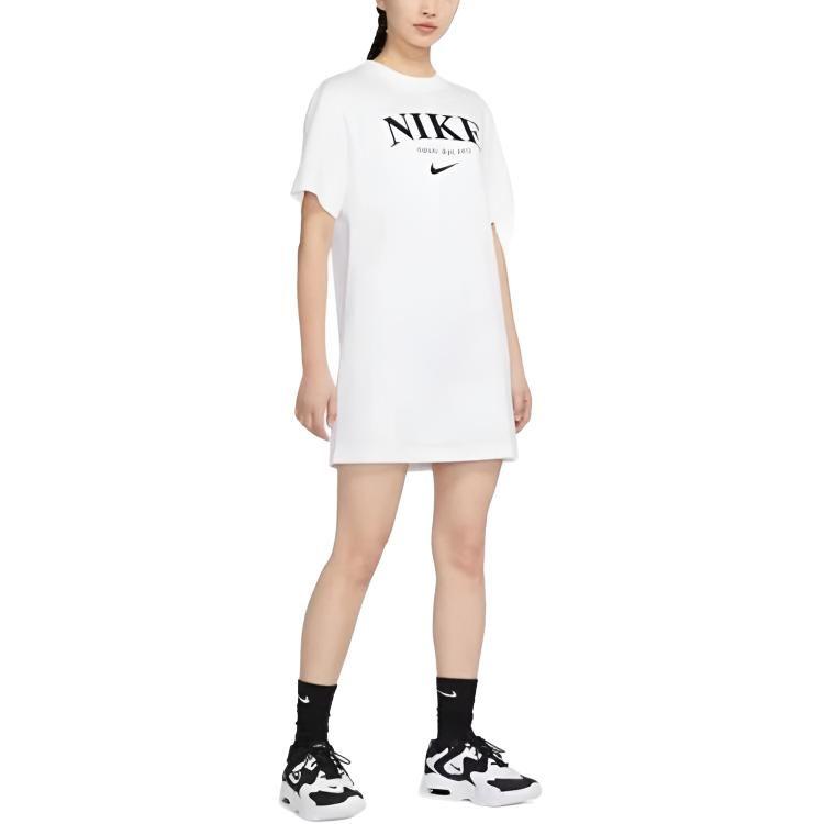 Nike Short Sleeved Dress Women's White DX6312-100