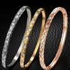 Diamond Pattern Narrow Version Cool Style Fashion Bracelet