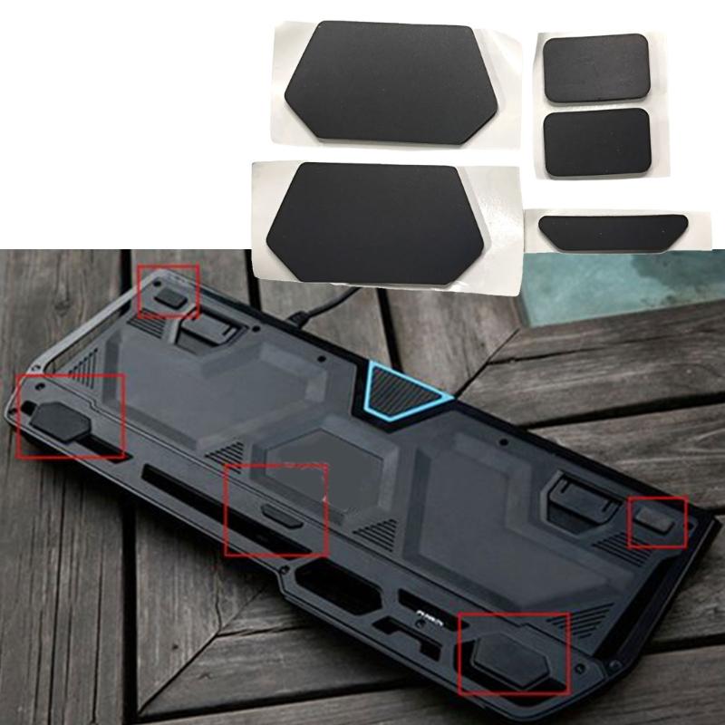 Nonslip Rubber Base Pad Auto-Adhesive Silicone Shockproof Protective Pad for Logiteches G910 And Office Use