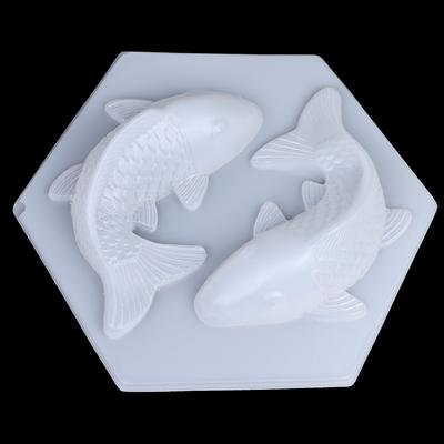 1Pc Creative Koi Carp Silicone Cake Molds 3D Soap Making Mold Diy Baking Tools