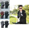 Motorcycle And Bike Fleece Gloves With Design For Men And Women Cycling