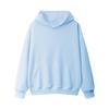 Wholesale 190g fleece thickened light version hooded sweater men's and women's Korean version solid color coat
