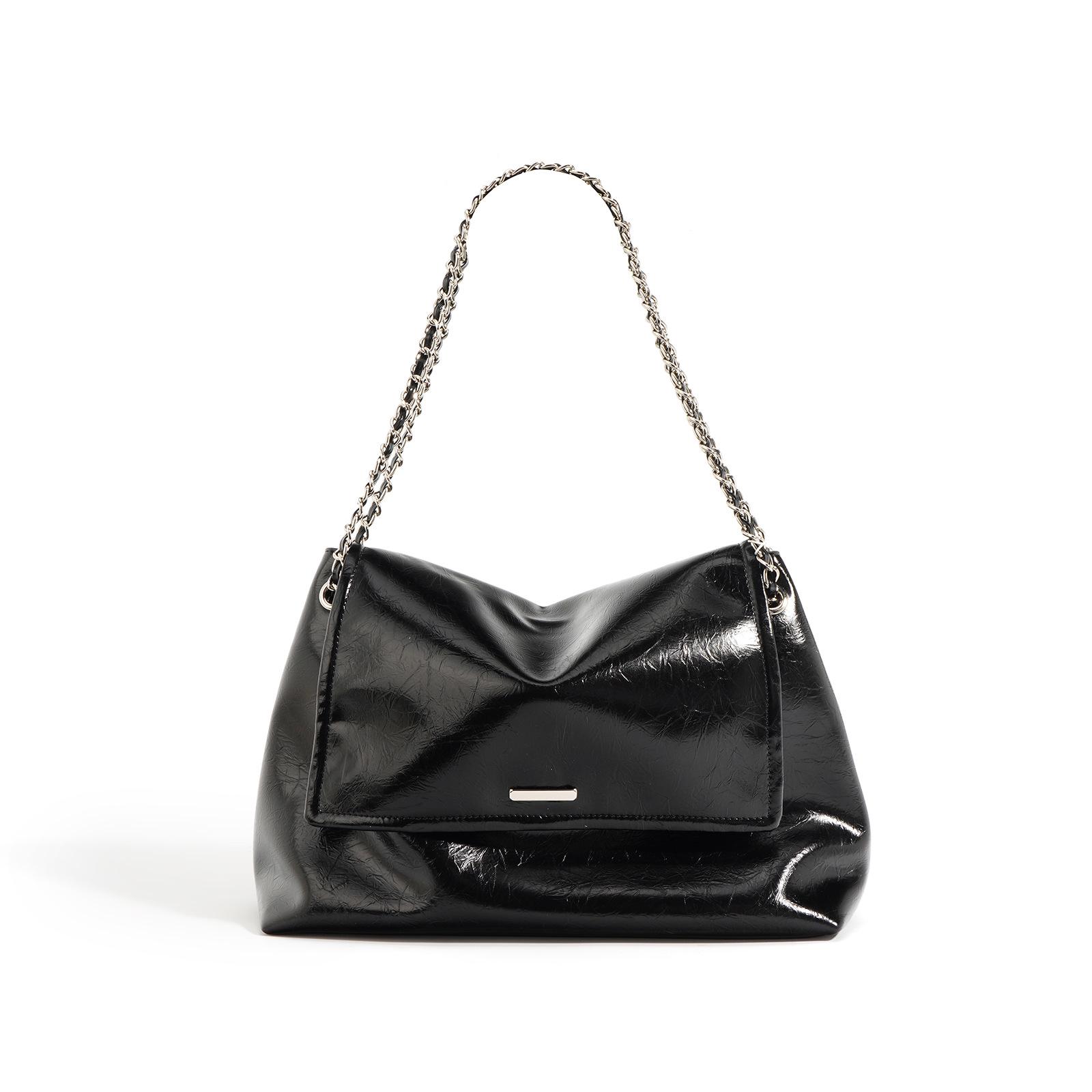 

Нишевый дизайн Высококачественная коровья кожа Цепочка На плечо Тоут 2025: Женская сумка кроссбоди большой вместимости