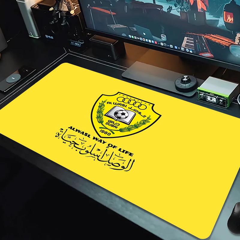 Al-Wasl F.C Color Mouse Pad Large Gaming Table Cushion Non-slip Laptop Tablet Big Mousepad XXL Mat Mini PC Playmat With Lock edge