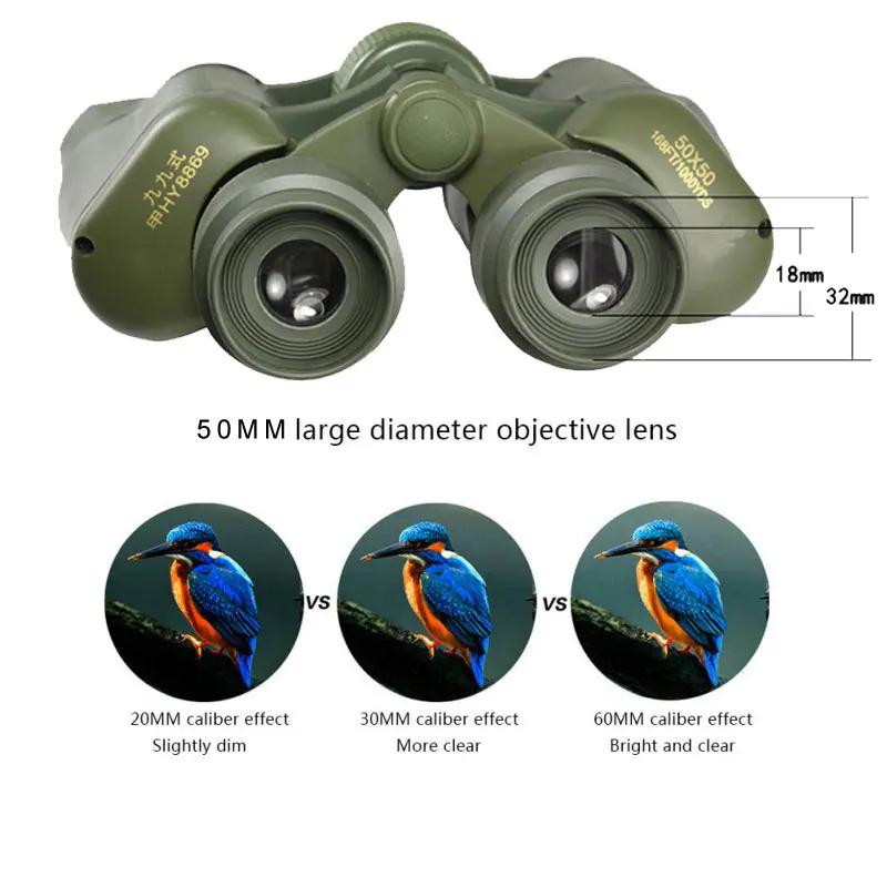 Professional Binoculars High Magnification Night Vision Portable Telescope For Camping Outdoor