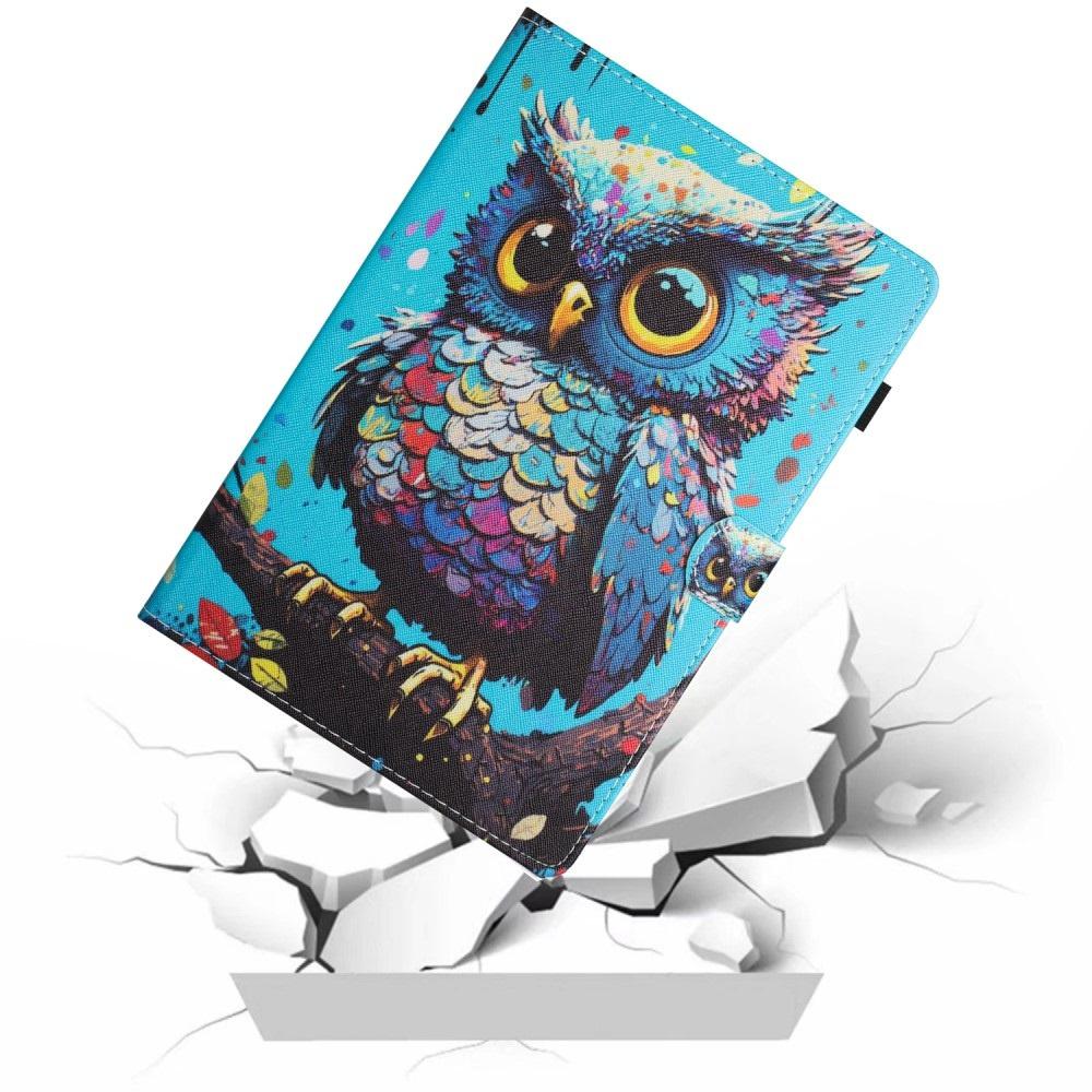 Lenovo Tab M11 case, with flap, owl