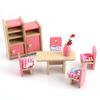 Szafka na krzesło dla dzieci Mini dla 1/12 Dollhouse Bearoom Salon Akcesoria do majsterkowania