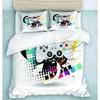 Gamepad Comforter Cover Gamer Bedding Set Teens Video Game Duvet Cover for Youth Boys Modern Game Controller Bedspread