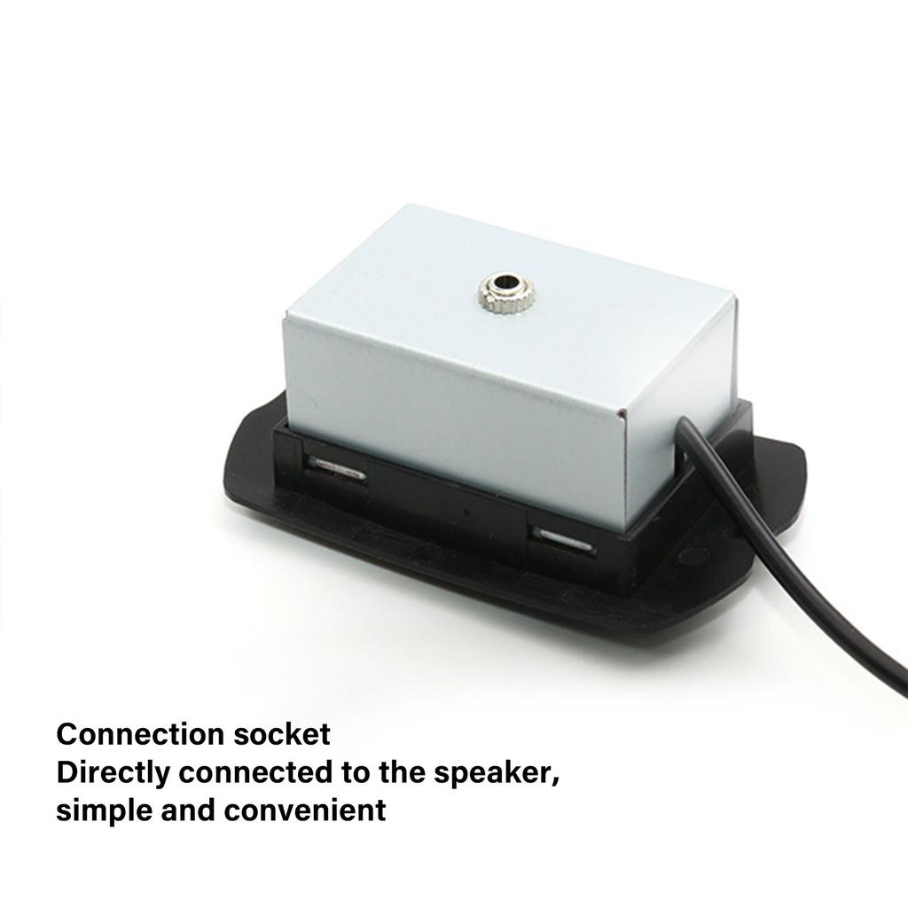 2 Band EQ Equalizer Guitar Preamp Piezo Pickup Tuner Acoustic Guitar Preamp Amplifier Equalizer Tuner for Guitar Use