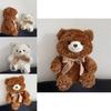 Plush Bear Toy For Gift Kids And Teens With Pp Cotton Filling For Birthday Celebration