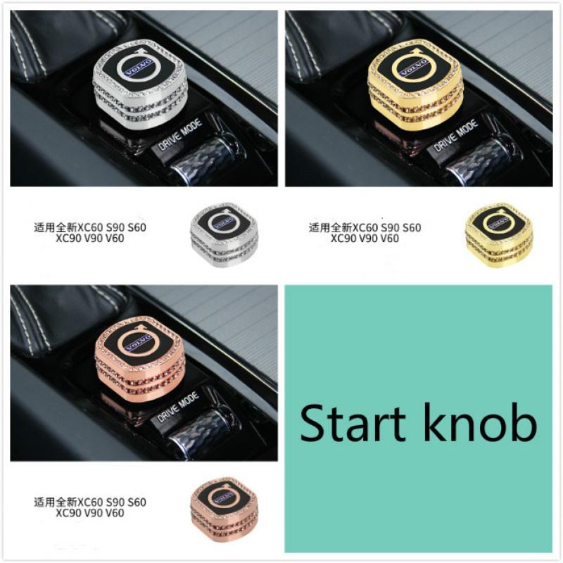 For Volvo XC60 Xc90 XC40 S90 V90 Interior Modification Center Control Air Outlet Diamond Decorative Frame