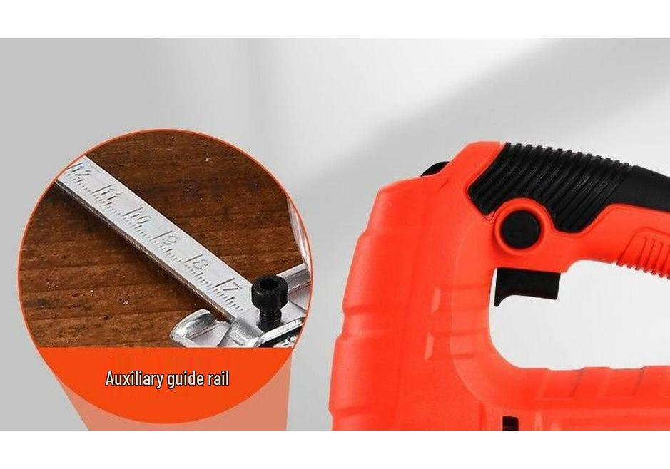 Compact Electric Reciprocating Saw with Jigsaw Conversion Head for Woodworking