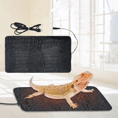 Adjustable Lizard Heating Pad Waterproof Pet Heated Mat USB Reptile Electric Blanket  Autumn