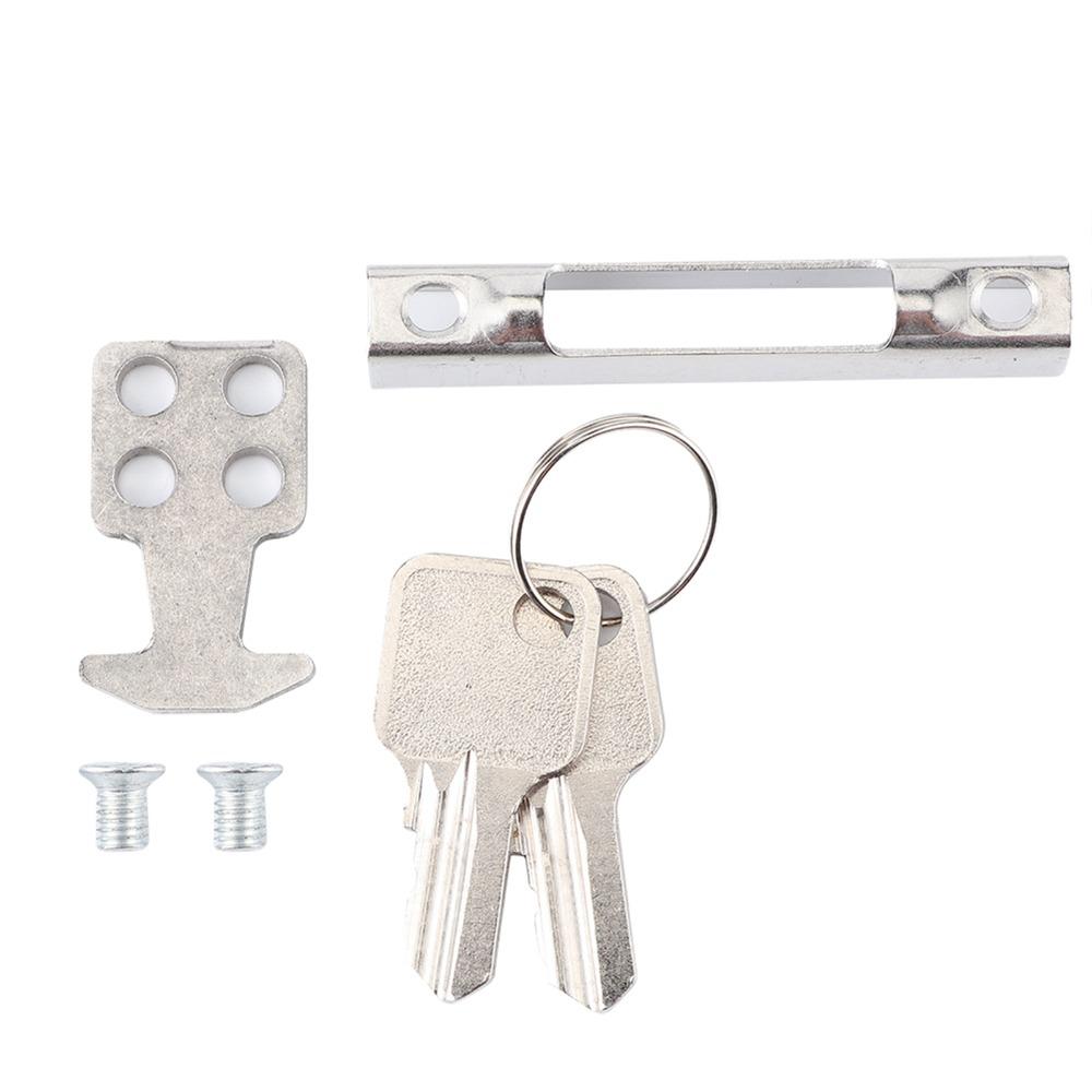 Keyed Sliding Door Lock Stainless Steel Sliding Door Latch Durable Window Hook Lock  Window