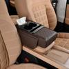 With Cup Holder Armrest Heightening Pad Elbow Support Car Console Console Pillow  Auto Interior