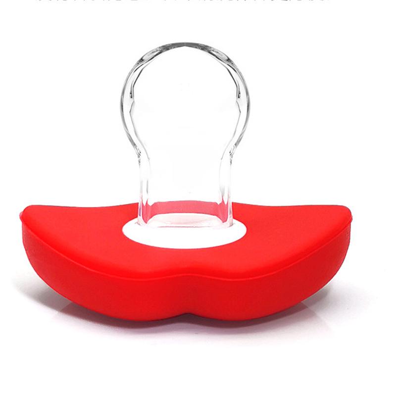 Mustache Lips Pacifier Kiss Baby Of Baby's Infants Nipple Boys  Unique