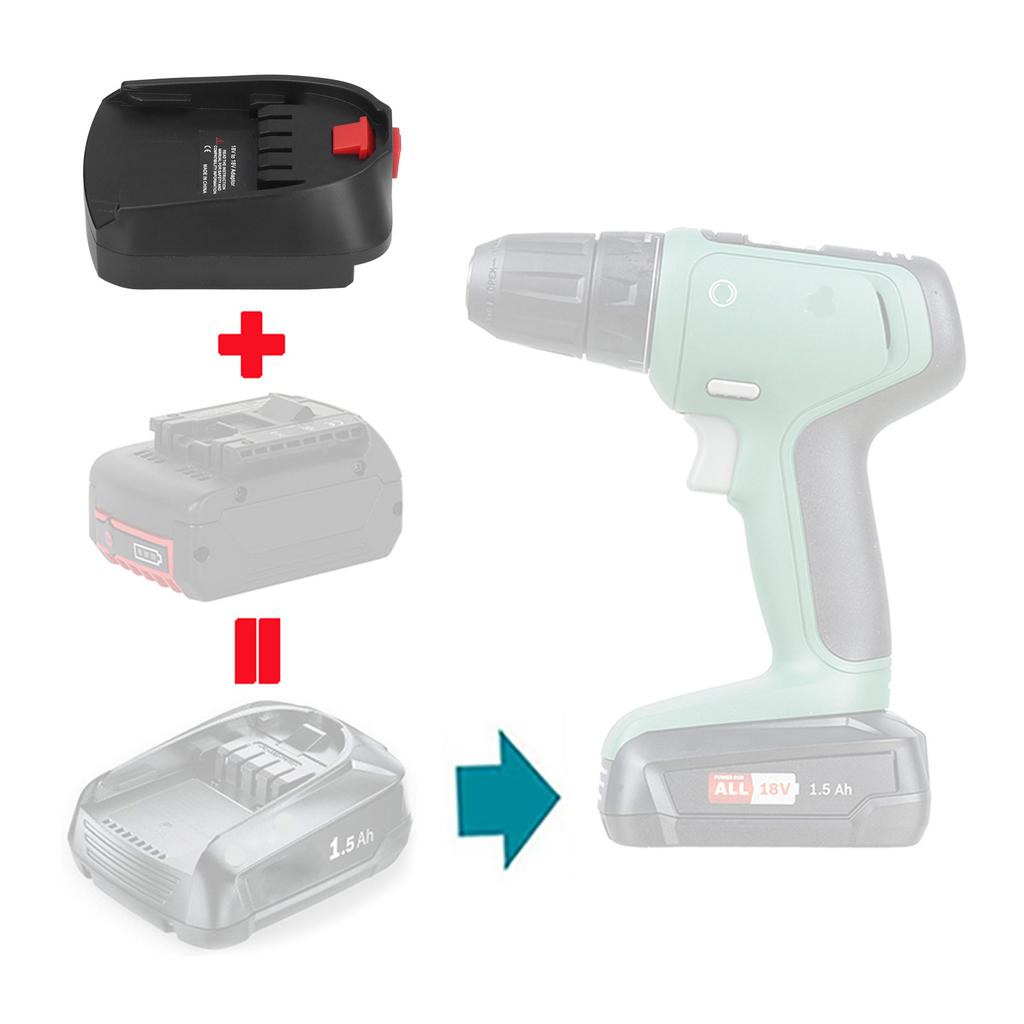 Battery Adapter Battery Adapter Converter For Bosch BAT618 Li Ion Batteries18V Electrical Power Tool BOSB18C