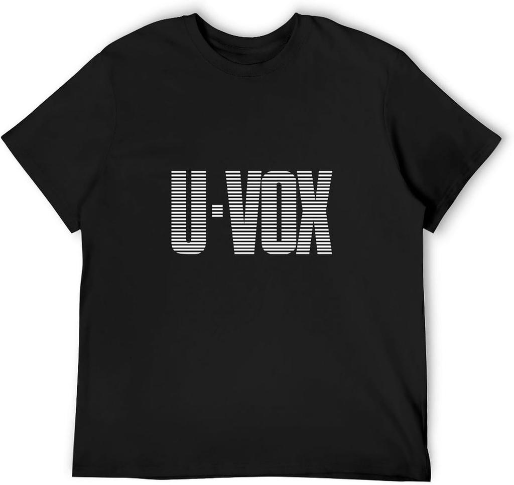 Men's T-Shirts Ultravox U-Vox Black