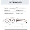 +1.0 ~+4.0 New Style Floral Reading Glasses Anti Blue Light Function Spring Eyeglass Legs HD Glasses for The Elderly