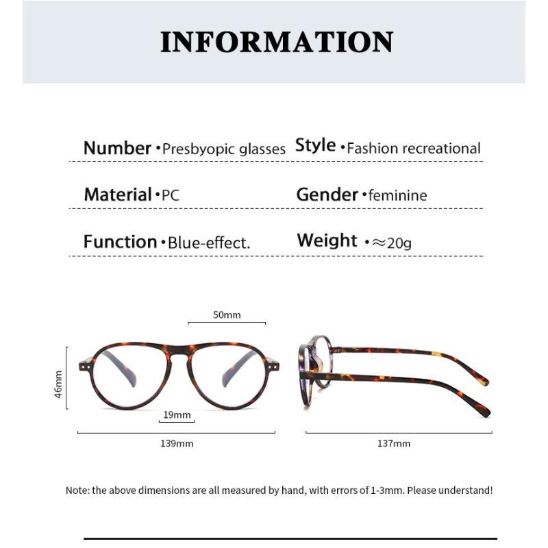+1.0 ~+4.0 New Style Floral Reading Glasses Anti Blue Light Function Spring Eyeglass Legs HD Glasses for The Elderly