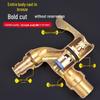 DuAo Vintage Brass Single Cold Water Faucet