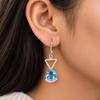 Tanzanite Gemstone 925 Sterling Silver Handmade Elegant Dangle Earrings 1.62" Gift For Girlfriend EE-93-8