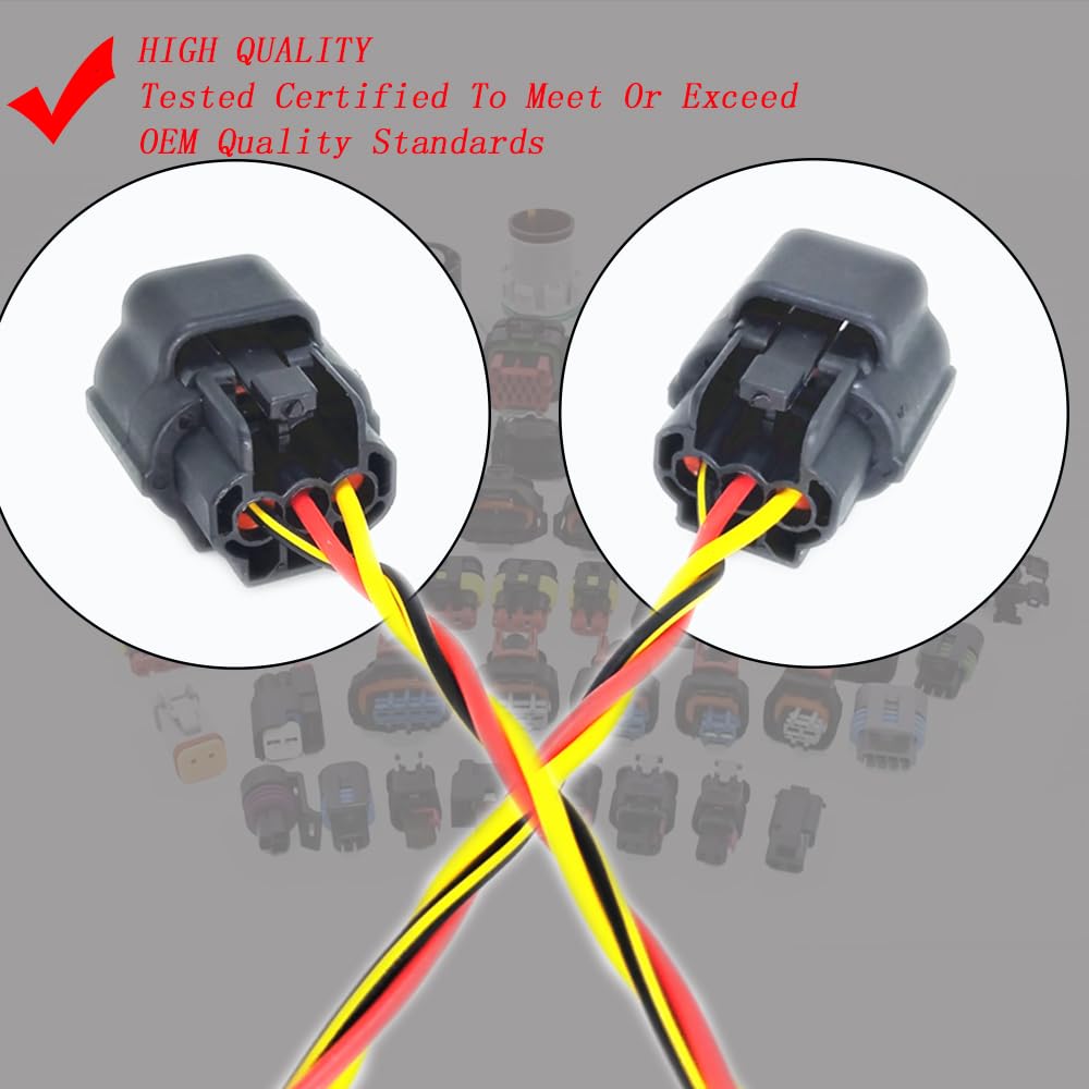 OEM New Camshaft Position Sensor Connector Pigtail for Land Rover LR2 LR4 Volvo 31272689 LR014372 174357-2 368523-1