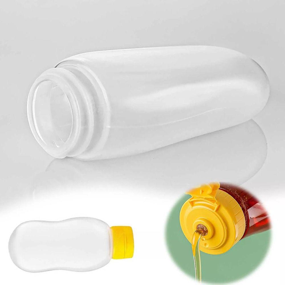 Transparent Honey Bottle PP Honey Jar Portable Syrup Jar