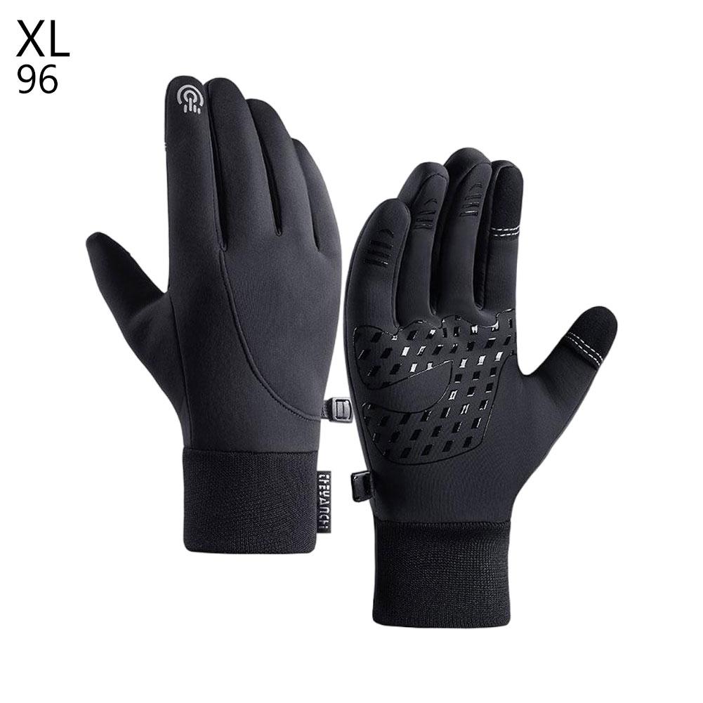 Motorcycle Gloves Men Black Autumn Winter Outdoor Cycling Gloves Gym Fitness Sports Running Warm Touch Screen Nonslip Gloves