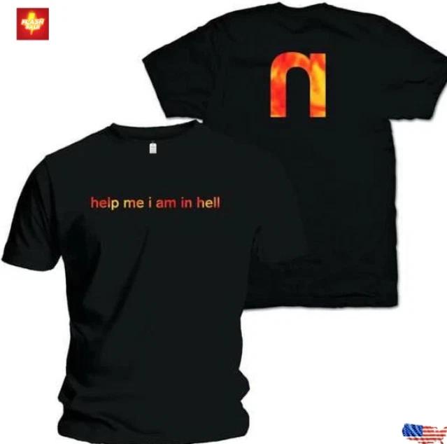 NIN T-shirt Nine Inch Nails shirt graphic white tee industrial rock band T-shirt 2XL