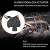 Automotive Sliding Door Lock Actuators (Left & Right) for Chrysler, Black, ABS Material