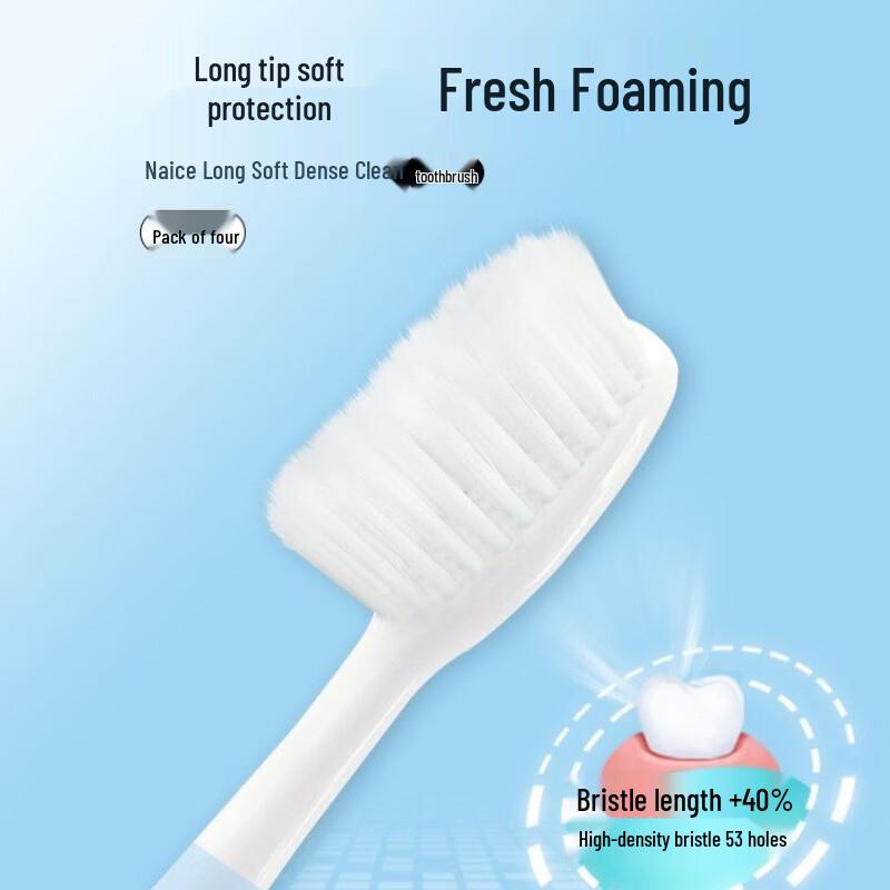 Nairas A10 Soft Bristle Toothbrush 20-Pack