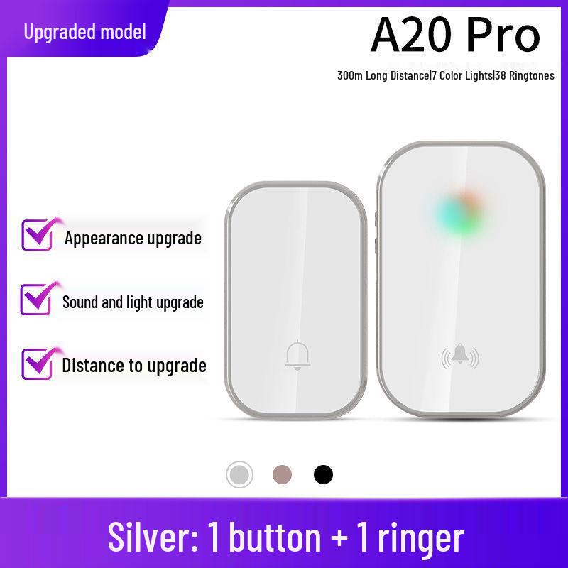 Wireless Smart Long-Range Doorbell & Elderly Pager