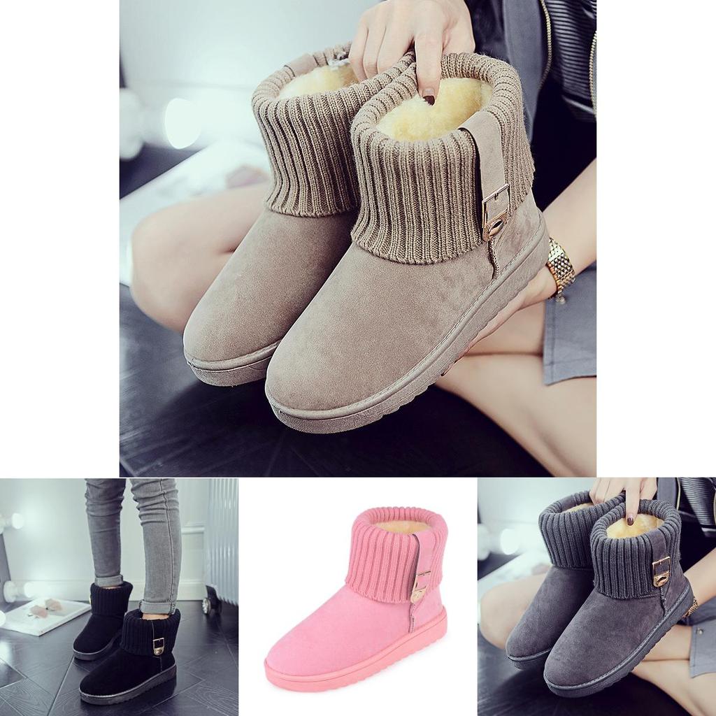 Elegant Winter Warm Snow Boots For Women And Girls With Cozy Mini Bailey Bow Design