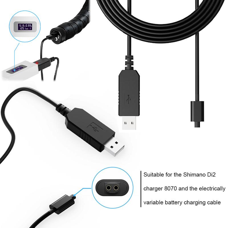 Di2 11-Speed Charge Cable USB Charger Cable Line Battery Charger Cord for 8070 Adapter Cable