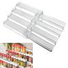 4 Tier Seasoning Rack Organizer Iron Wire Expandable Seasoning Organizer Kitchen Counter Shelves