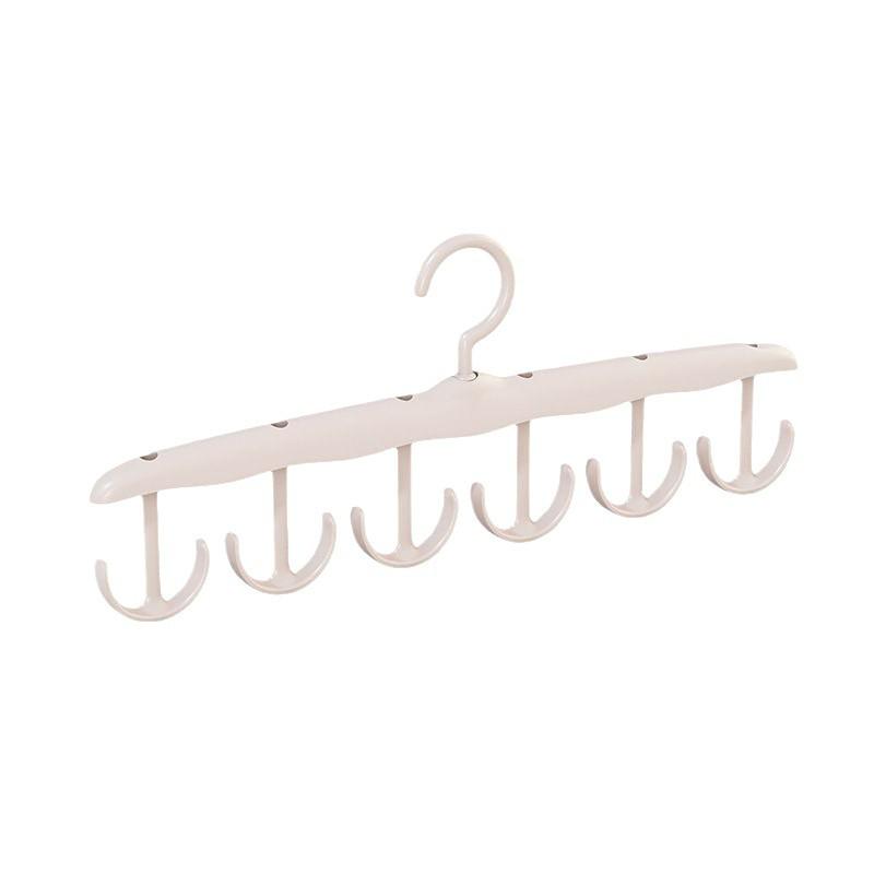 Multifunctional Clothes Hanger Rack with Wavy Hooks for Camisoles, Hats, Pants, and Underwear Storage