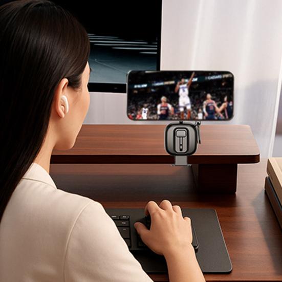 Mobile Phone Holder Adjustable 720 Degrees Angle Magnetic Airplane Travel Stand Compact Foldable Phone Mount