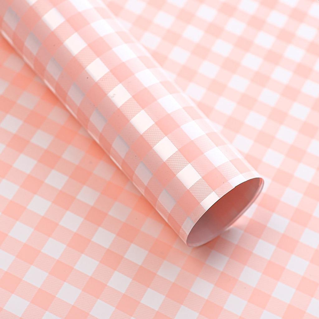 Carta Kraft a Quadretti Gingham Impermeabile Estiva 58x58cm 20 Fogli Carta Setosa per Bouquet Floreale Confezionamento Regali