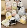 Schoolbag student schoolbag high value fashion versatile college student backpack women large capacity lightweight simple casual backpack