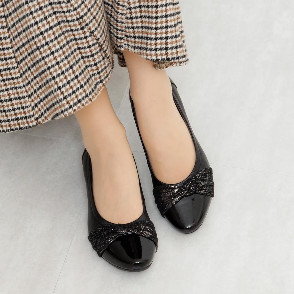 Himiko Cross Ribbon Sneaker Pumps / 633308 Black 215