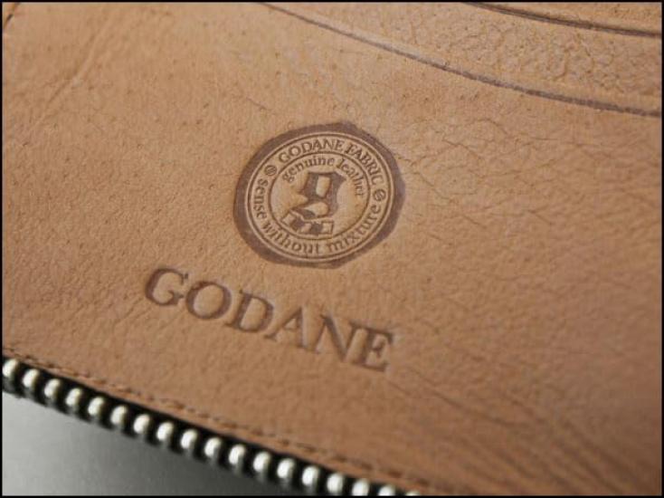 Godin Round Folding Wallet sppw8002cp.Nat (Natural) Diamond Python Short Wallet