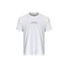 Under Armour Outline Letter Print Crew Neck T-Shirt Men Tops White 1379109-100