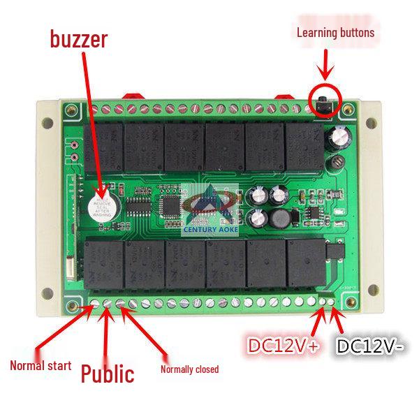 DC 12V/24V Remote Access Lighting Power Controller