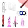 11PCS Butt Plug Set Anal Plugs Penis Ring BDSM Sex Toys for Couples