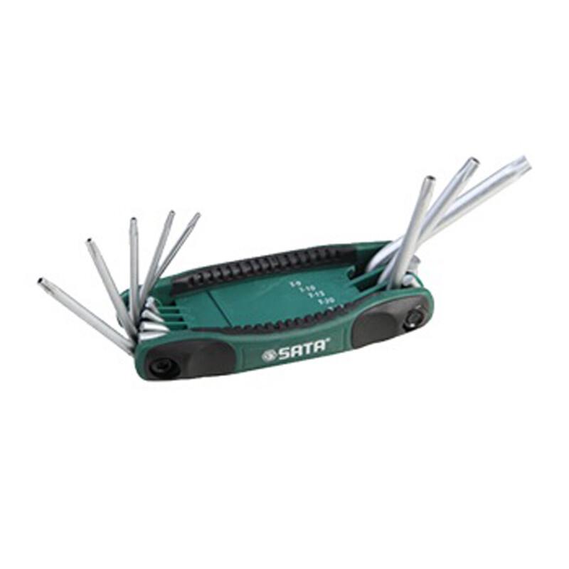 SATA 09123 Folding Torx Wrench Set (8-Piece)